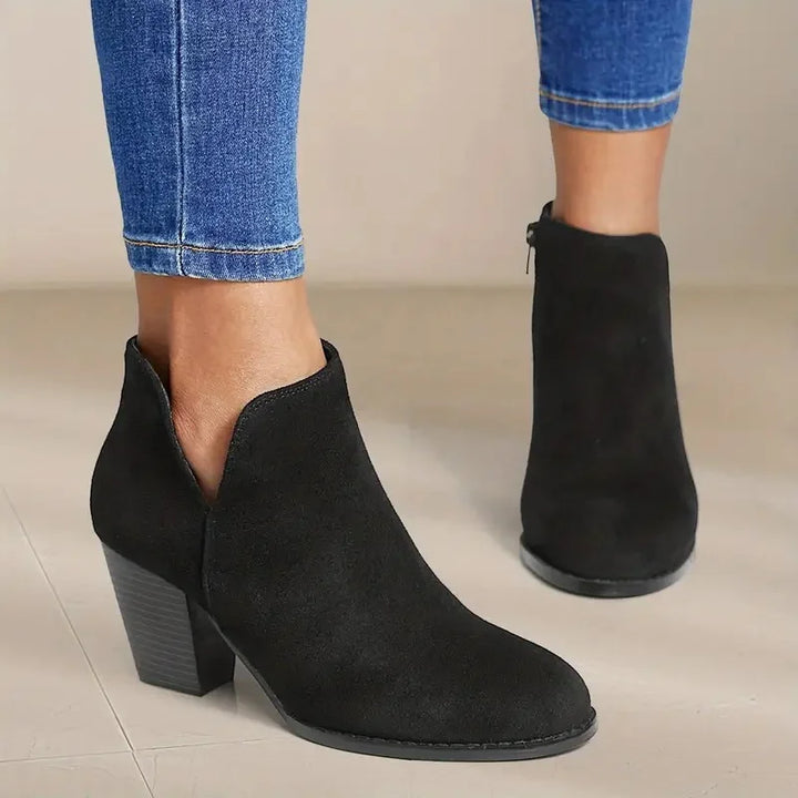 ALEXE™ | BOTTINES FEMME AVEC TALON ÉPAIS